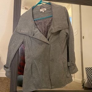 Charlotte Russe Grey Peacoat